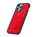 iPhone 14 Pro Case Hülle - Silikon schwarz Belgien 2026 personalisierbares Fussballtrikot