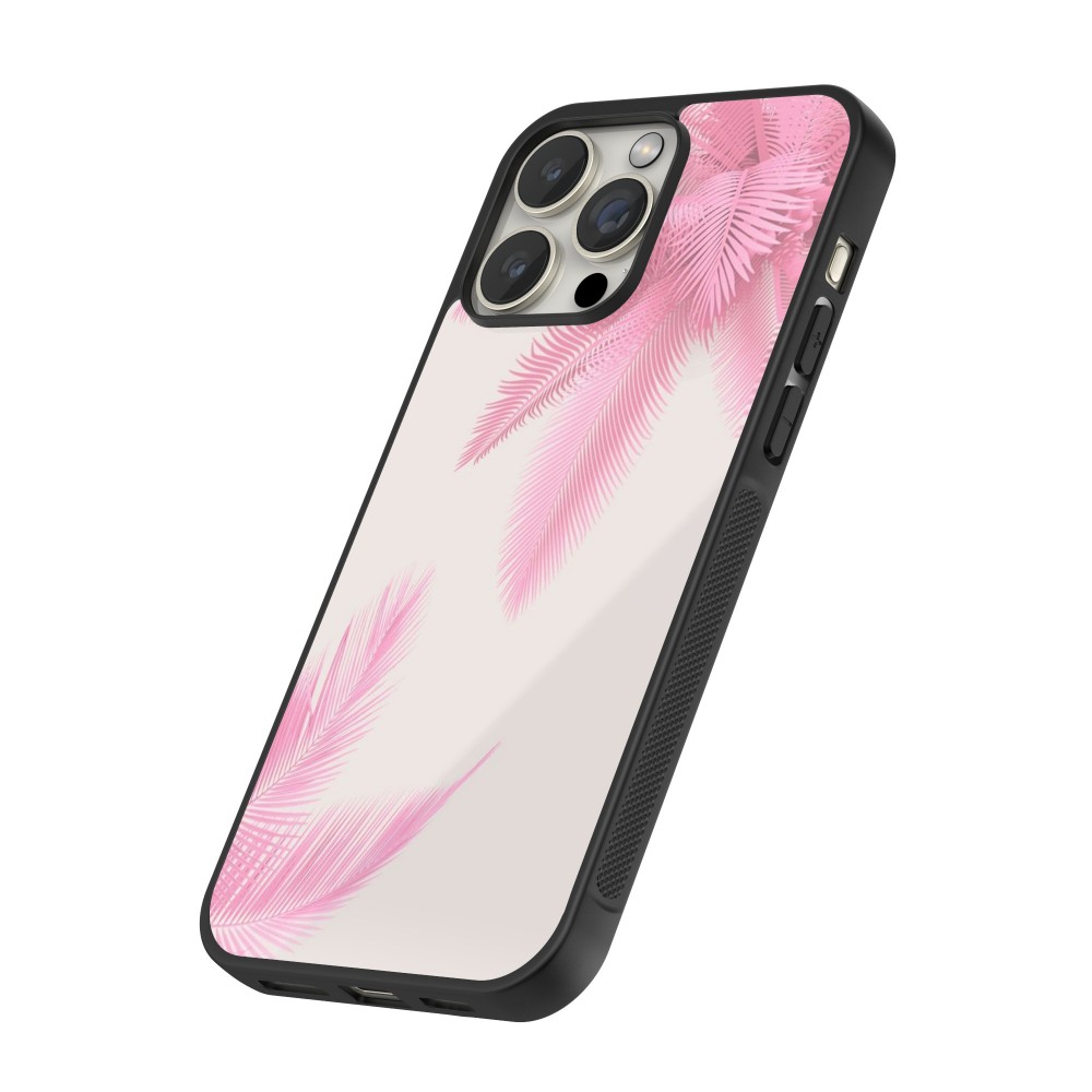 Coque iPhone 14 Pro - Silicone rigide noir Summer 20 15