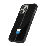 Coque iPhone 15 Pro Max - Silicone rigide noir Canton LU noir