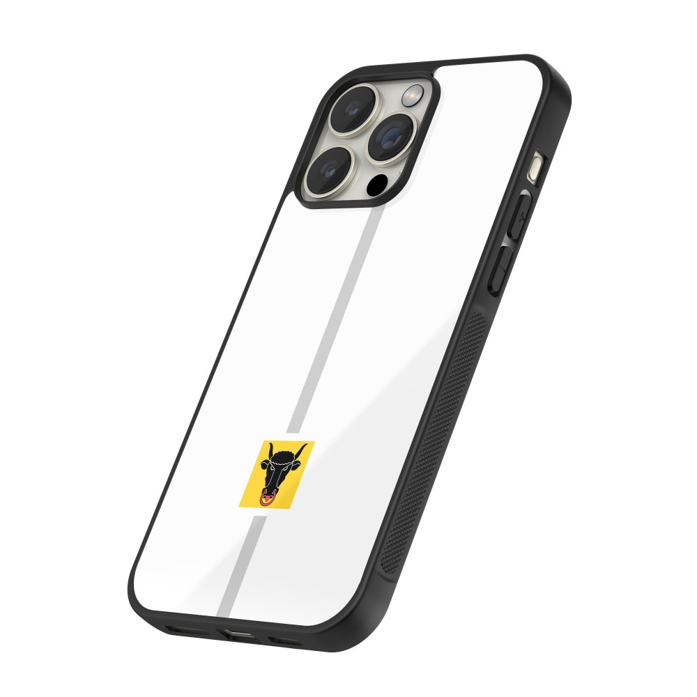 iPhone 15 Pro Max Case Hülle - Silikon schwarz Kanton UR weiss