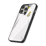 Coque iPhone 15 Pro Max - Silicone rigide noir Maillot de football Ghana 2022 personnalisable
