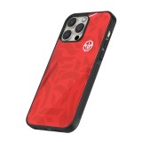 Coque iPhone 15 Pro Max - Silicone rigide noir Maillot de football Tunisie 2022 personnalisable
