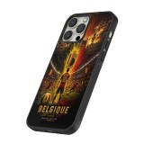 iPhone 15 Pro Max Case Hülle - Silikon schwarz Fussball Belgien splash 2026