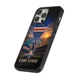 iPhone 15 Pro Max Case Hülle - Silikon schwarz Fussball Kap Verde splash 2026