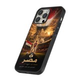 iPhone 15 Pro Max Case Hülle - Silikon schwarz Fussball Ägypten splash 2026