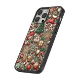 iPhone 15 Pro Max Case Hülle - Silikon schwarz Weihnachten 2023 Mikromuster
