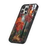 iPhone 15 Pro Case Hülle - Silikon schwarz Autumn 25 Rain