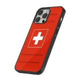iPhone 15 Pro Case Hülle - Silikon schwarz Euro 2020 Switzerland