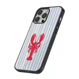 Coque iPhone 15 Pro - Silicone rigide noir Red lobster 2026
