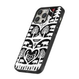 Coque iPhone 15 Pro - Silicone rigide noir Poya Suisse 2 noir
