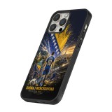 Coque iPhone 15 Pro - Silicone rigide noir Football Bosnie-Herzégovine splash 2026