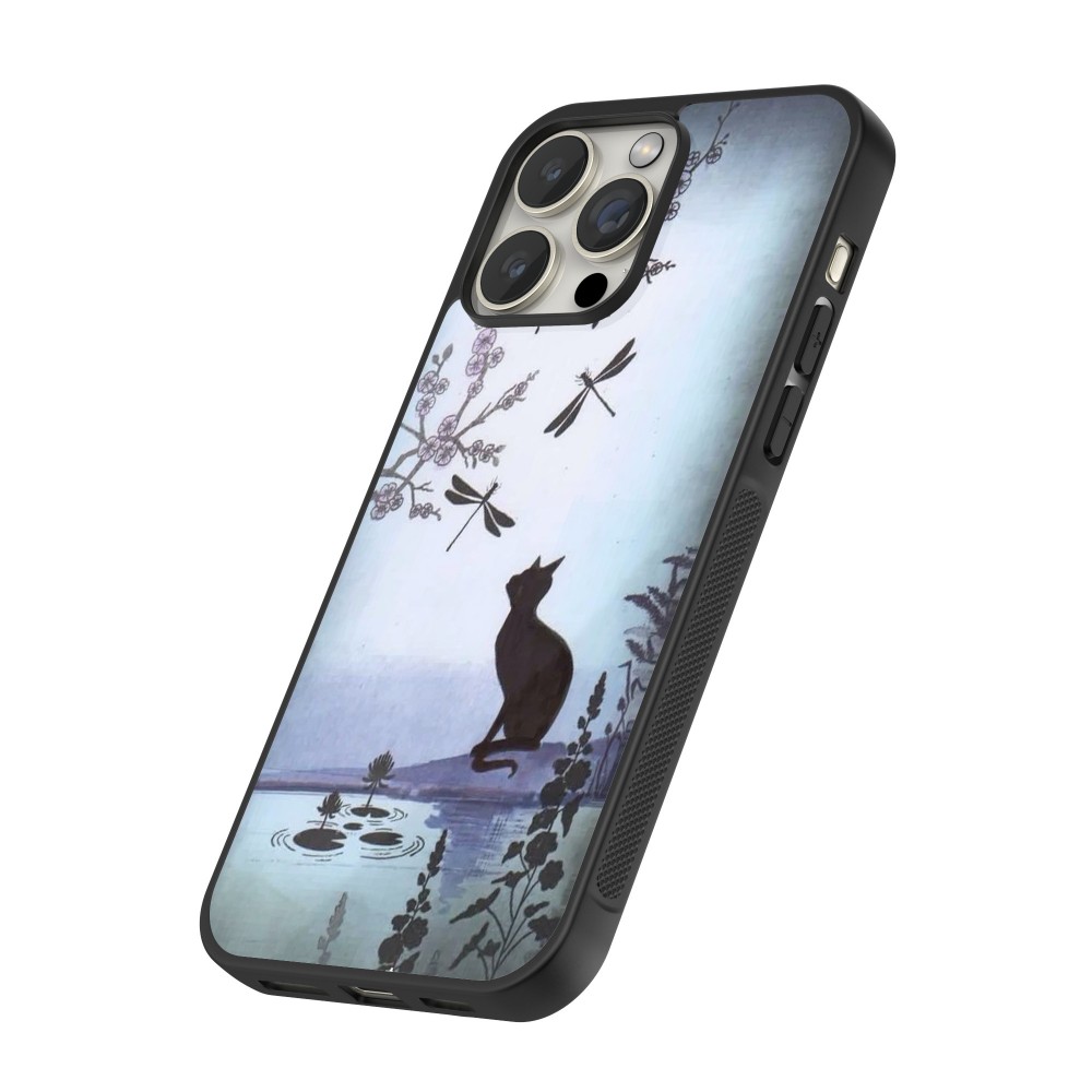 Coque iPhone 15 Pro - Silicone rigide noir Spring 19 12
