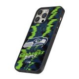 Coque iPhone 15 Pro - Silicone rigide noir Super Bowl 26 Seattle 2