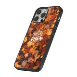 Coque iPhone 16 Pro Max - Silicone rigide noir Autumn 25 Autumn vibes