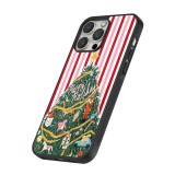 iPhone 16 Pro Max Case Hülle - Silikon schwarz Christmas 25 Happy Holiday