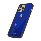 Coque iPhone 16 Pro Max - Silicone rigide noir Maillot de football Haiti 2026 personnalisable