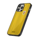 Coque iPhone 16 Pro Max - Silicone rigide noir Maillot de football Roumanie