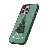 Coque iPhone 16 Pro - Silicone rigide noir Christmas 25 Xmas Tree