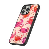 iPhone 16 Pro Case Hülle - Silikon schwarz Crabs Paint