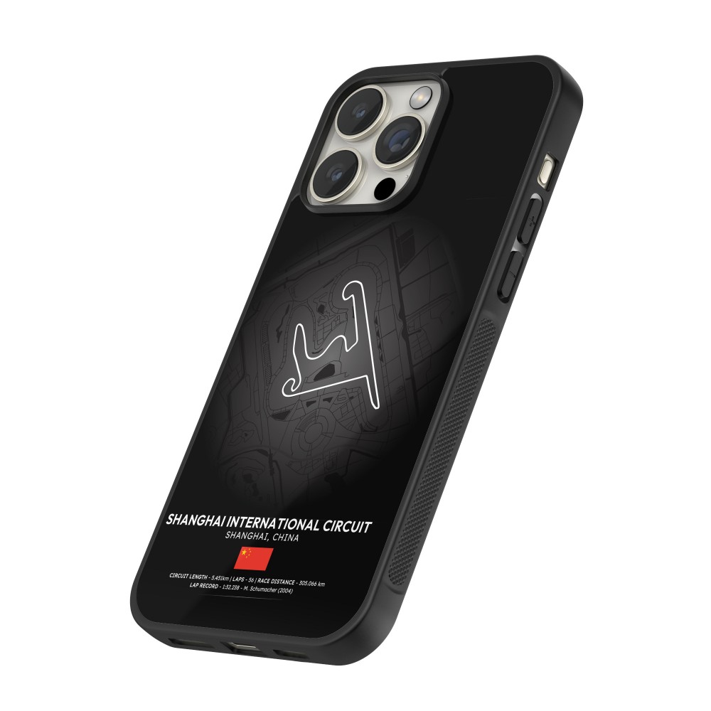Coque iPhone 16 Pro - Silicone rigide noir F1 Track 2025 China