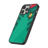 iPhone 16 Pro Case Hülle - Silikon schwarz Kamerun 2022 personalisierbares Fussballtrikot