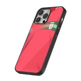 iPhone 16 Pro Case Hülle - Silikon schwarz Iran 2022 personalisierbares Fussballtrikot