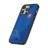 Coque iPhone 16 Pro - Silicone rigide noir Maillot de football Slovaquie