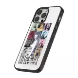 Coque iPhone 16 Pro - Silicone rigide noir Taylor Swift The Eras Tour