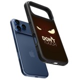 Coque iPhone 17 Pro Max - Silicone rigide noir Angry Dont Touch