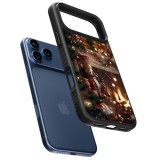 Coque iPhone 17 Pro Max - Silicone rigide noir Christmas 25 Xmas Nutcracker