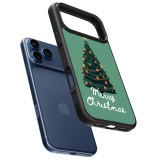Coque iPhone 17 Pro Max - Silicone rigide noir Christmas 25 Xmas Tree