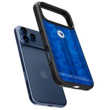Coque iPhone 17 Pro Max - Silicone rigide noir Maillot de football Bosnie-Herzégovine 2026 personnalisable