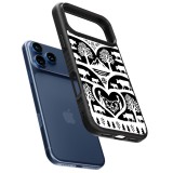 Coque iPhone 17 Pro Max - Silicone rigide noir Poya Suisse 2 noir