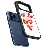 Coque iPhone 17 Pro Max - Silicone rigide noir Saint Valentines Day 26 Amor