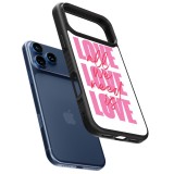 iPhone 17 Pro Max Case Hülle - Silikon schwarz Saint Valentines Day 26 Love all we need is