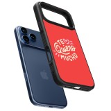 Coque iPhone 17 Pro Max - Silicone rigide noir Saint Valentines Day 26 Te quiero mucho