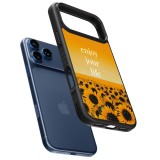 iPhone 17 Pro Max Case Hülle - Silikon schwarz Summer 2025 Enjoy your life