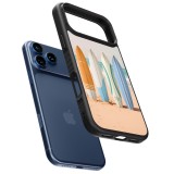 iPhone 17 Pro Max Case Hülle - Silikon schwarz Summer surfboard 2025