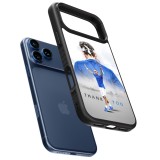 Coque iPhone 17 Pro Max - Silicone rigide noir Thank you Roger