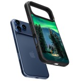 Coque iPhone 17 Pro Max - Silicone rigide noir Winter 22 Northern Lights