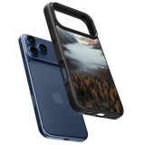 Coque iPhone 17 Pro - Silicone rigide noir Autumn 22 forest lanscape