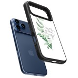 Coque iPhone 17 Pro - Silicone rigide noir Enjoy the little things