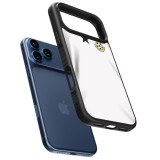 Coque iPhone 17 Pro - Silicone rigide noir Maillot de football Ghana 2022 personnalisable