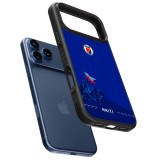 Coque iPhone 17 Pro - Silicone rigide noir Maillot de football Haiti 2026 personnalisable