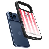 Coque iPhone 17 Pro - Silicone rigide noir Maillot de football Paraguay 2026 personnalisable
