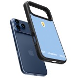 Coque iPhone 17 Pro - Silicone rigide noir Maillot de football Uruguay 2026 personnalisable