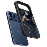 iPhone 17 Pro Case Hülle - Silikon schwarz Halloween 22 Tattooed Girl