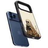 iPhone 17 Pro Case Hülle - Silikon schwarz Halloween 2025 Ghost gardener