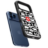 Coque iPhone 17 Pro - Silicone rigide noir Poya Suisse 3 noir