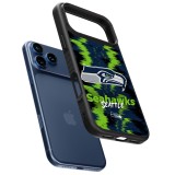 Coque iPhone 17 Pro - Silicone rigide noir Super Bowl 26 Seattle 2